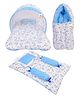 Toddylon Baby Bedding Set Combo for New Born Sleeping Products -  Blue