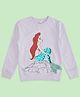 Pantaloons Junior  Full Sleeves Mermaid Printed & Sequin Embellished Sweatshirt - Lilac