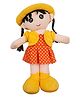 DearJoy Cap Rag Doll - Yellow - 40 cm