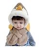SYGA Baby Winter Warm Cap Ear Protection Beanie Hat Duck Design Brown - Diameter 12 cm