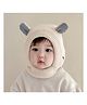 SYGA Winter Warm Ear Protection Knitted Woollen Cap Beige - Diameter 12cm