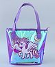 Babyhug Sling Bag with Unicorn Design - Dark Purple