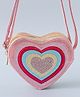 Pine Kids Heart Shape Sling Bag - Pink