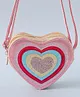 Pine Kids Heart Shape Sling Bag - Pink