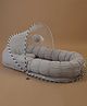 Baby Jalebi Sleep Cloud Baby Nest Bed with Mosquito Net PillowNewborns & Infants - Grey