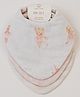 Baby Jalebi Set of 3 Bibs Ballerina Floral & Stripes