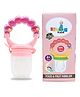 Chinmay Kids Baby Pacifier Food Feeder Silicone Fresh Fruit Milk Nibbler Feeding Safe Kids Soother  (Pink)