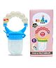 Chinmay Kids Baby Pacifier Food Feeder Silicone Fresh Fruit Milk Nibbler Feeding Safe Kids Rattle Soother - Blue