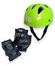 AXG New Goal 3 In 1 Premium Latest Design Adjustable Multipurpose Cycling / Skating Kit (Green)