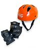 AXG New Goal 3 In 1 Premium Latest Design Adjustable Multipurpose Cycling / Skating Kit (Orange)