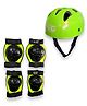AXG New Goal 3 In 1 Premium Latest Design Adjustable Multipurpose Cycling / Skating Kit (Green)