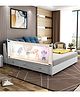 Circus Print Bed Guard & Rail for Baby Safety 1.8 Meter- Beige