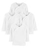 Carter's Full Sleeves Solid Colour Jhablas Pack of 4 - White