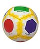 Actonn Soft Kids Soft Football Yellow Grass Print-Shapes- Red Stripe-11 Cm-Multicolour