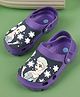 Kidsville Kids Disney Princess Featuring Elsa Design Detailed Slingback Clogs - Purple
