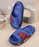 Kidsville Avengers  Featuring  Spiderman Applique Detailed  Flip Flops  - Blue