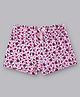Kidsville Hello Kitty Featuring Kitty White & Hearts Printed Shorts - Pink