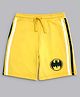 Kidsville DC Comics Superheroes Featuring Batman Printed Shorts - Yellow