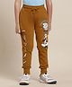 Kidsville Naruto Anime Featuring Character Printed Joggers - Brown