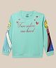 Kidsville Disney Frozen Featuring Full Sleeves Elsa & Anna Printed Sweatshirt - Blue