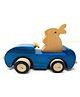 A&A Kreative Box Wooden Rabbit Car (Available in Assorted Colours)