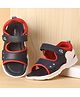Babyoye Sandals With Velcro Closure - Blue & Red