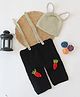 Woonie Pack Of 2 Farm Theme Suspender Style Bunny & Carrot  Designed  Detailed Photo  Prop Set - Beige