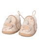 Kid-O-World Llama Applique Detailed & Heart Designed Fur Soft Sole Booties - Light Brown