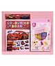 TERA 13 Car Theme Stationery items for Boy Kids -Multicolour-Set of 2 Items