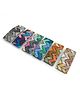 SKD Set Of 6 Geometric Arrow Design Detailed Hair Clips - Green & Multi Colour