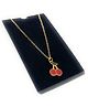 SKD Christmas Theme Cherry Design Pendant - Red