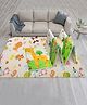 LuvLap Jungle Theme Double Sided Water Proof Baby Play Mat Extra Large Size - Multicolor