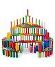 New Pinch Wooden Domino Toy Multicolour - 100 Pieces