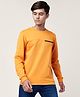 Coolsters by Pantaloons Full Sleeves Solid Sweatshirt - Burnt Orange