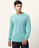 Coolsters by Pantaloons Full Sleeves Solid  Sweater - Light Blue