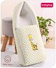 Babyhug Bubble Giraffe Embroidered 3 in 1 Baby Carry Nest Cum Sleeping Bag- Off White