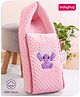 Babyhug 3 in 1 Bubble Embroidered Carry Nest Cum Sleeping Bag Elephant Applique- Pink