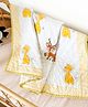Kicks & Crawl - Friendly Animals Quilted Thick Blanket
