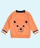 Pantaloons Baby Full Sleeves Bear Ears Detailed Sweatshirt - Orange