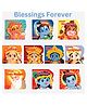 Blessing Forever Set of 10 Gods & Goddess Storybooks for Kids Die Cut Board Books - English