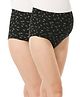 Bella Mama Cotton Elastane High Coverage Floral Printed Panty Set (Colour May Vary)