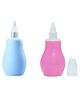 Enorme Baby Silicone Nose Cleaner Nasal Aspirator for Babies Pack of 2- Blue and Pink