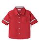 Babyhug 100% Cotton Woven Full Sleeves Solid Color Oxford Shirt - Red