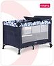 Babyhug Bouyant 3 in 1 Playpen cum Cot with Mosquito Net - Dark Blue