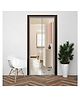 Evafly Mosquito Net for Door Fiberglass Magnetic Curtain Auto Closing Insect Screen for All Door Types with Self Adhesive Hook Tape(190X105cm,Grey)