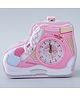 Shoe Shape Money Bank with Watch and Lock - Pink