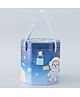 ZOE Money Bank with Lock and Key - Blue