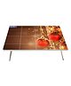 Kuchikoo Wooden Bed Table with Christmas tree Multicolor