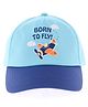 Babyhug Cotton blend Summer Caps Helicopter Print- Sky Blue