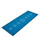 Sarveda Cotton Yoga Mat - 7 Chakras- Blue
